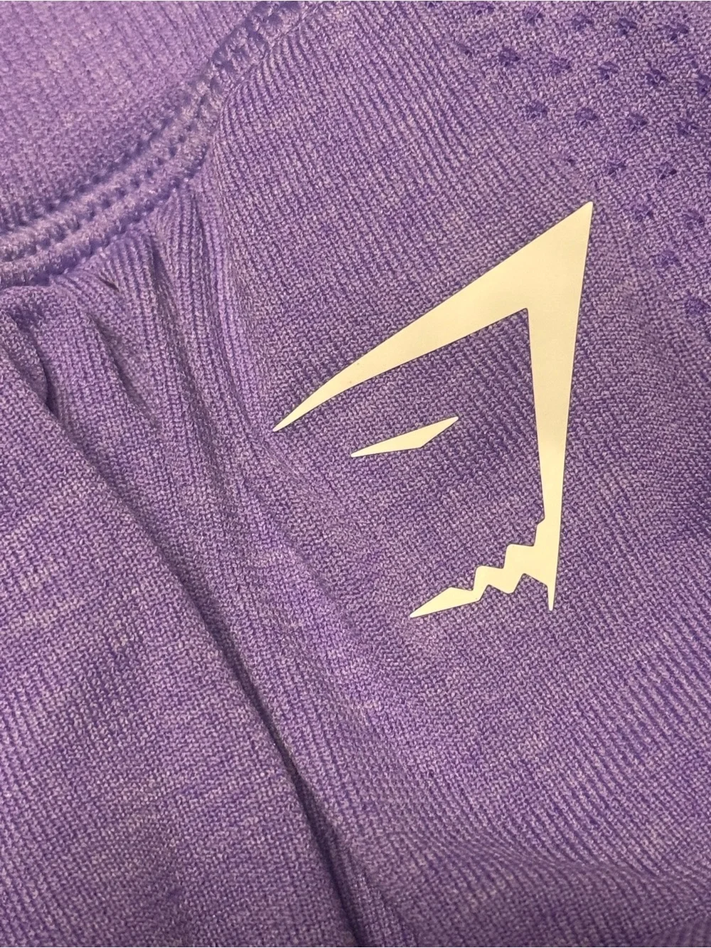 Gymshark Lavender High-Waist Athletic Shorts